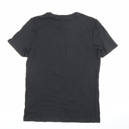 H&M Boys Black Halloween Pumpkin Sequin Graphic T-Shirt 12-13 Years