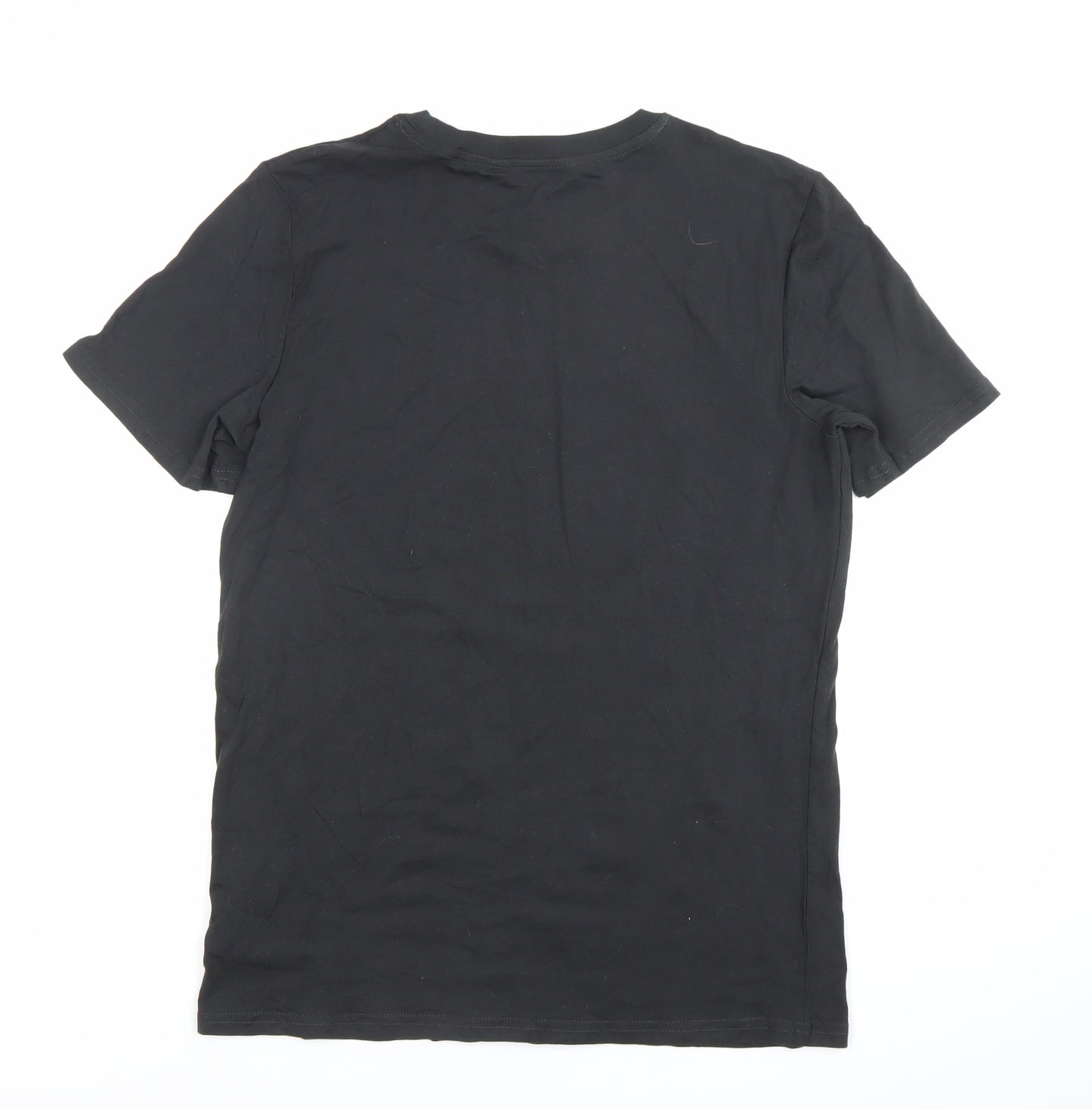 H&M Boys Black Halloween Pumpkin Sequin Graphic T-Shirt 12-13 Years