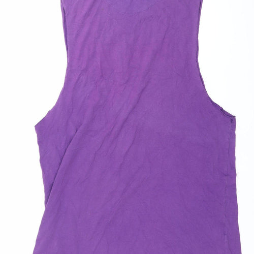 Mitchell & Ness Men's Purple XL Sleeveless Lakers Graphic T-Shirt