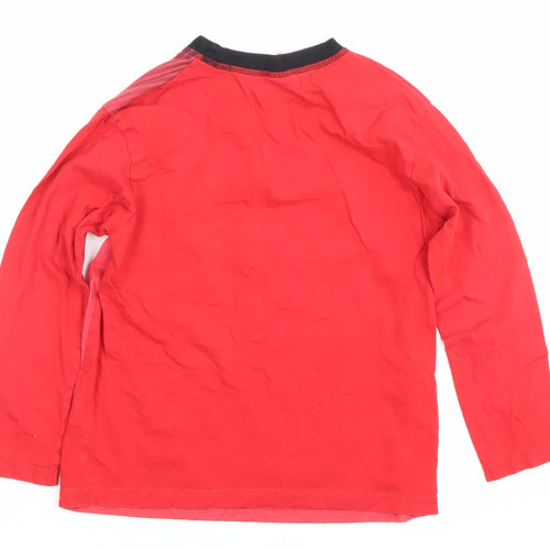 Liverpool FC Boys Red Long Sleeve Football T-Shirt 9-10 Years