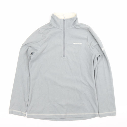 Craghoppers Women Grey XS Fleece Sweatshirt Half Zip Outdoor Hiking