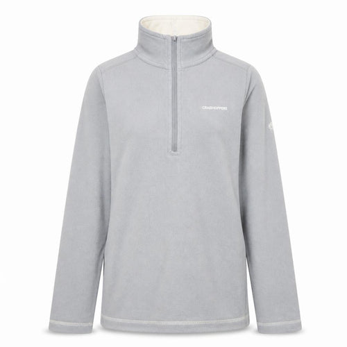 Craghoppers Women Grey XS Fleece Sweatshirt Half Zip Outdoor Hiking