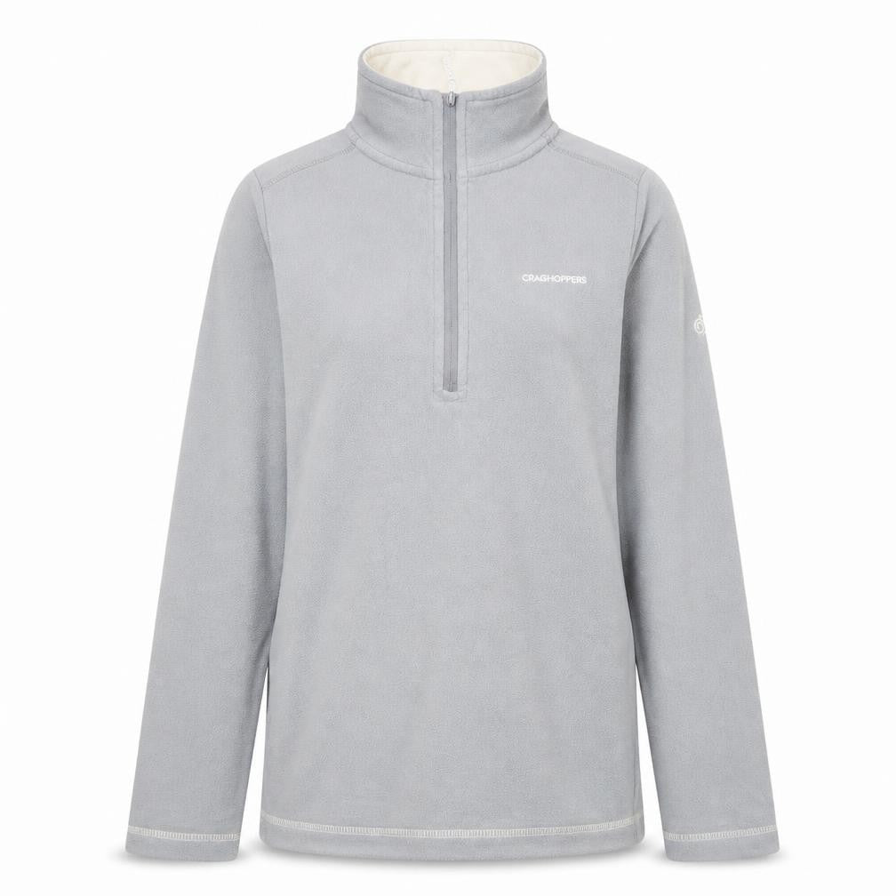Craghoppers Women Grey XS Fleece Sweatshirt Half Zip Outdoor Hiking
