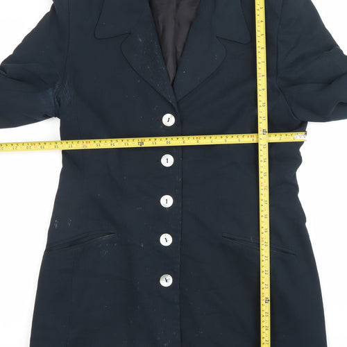 Katy Baker Women’s Black Size 14 Suit Jacket Six-Button Lined