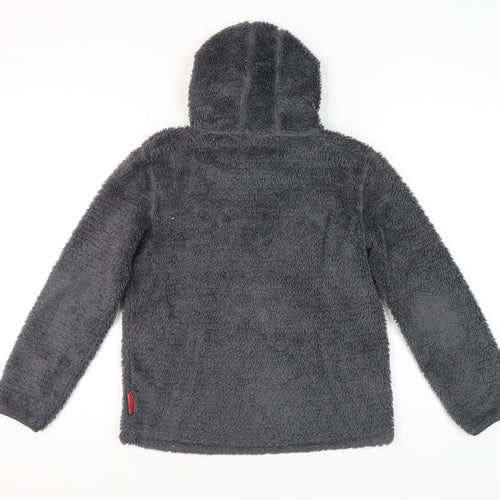 Peter Storm Girls Grey Fleece Hoodie Pullover Age 13 Years Outdoor Casual