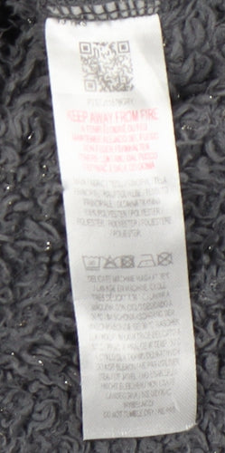 Peter Storm Girls Grey Fleece Hoodie Pullover Age 13 Years Outdoor Casual