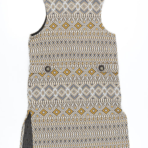 River Island Womens Multicoloured Size 8 Sleeveless Tunic Blouse