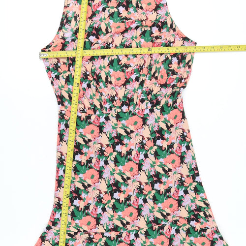 J.Crew Mercantile Women’s Multicoloured Floral Fit & Flare Dress Size 8