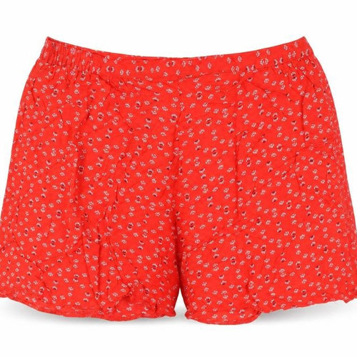 Clockhouse Womens Red A-Line Short Skirt Size 10 Viscose Button Detail