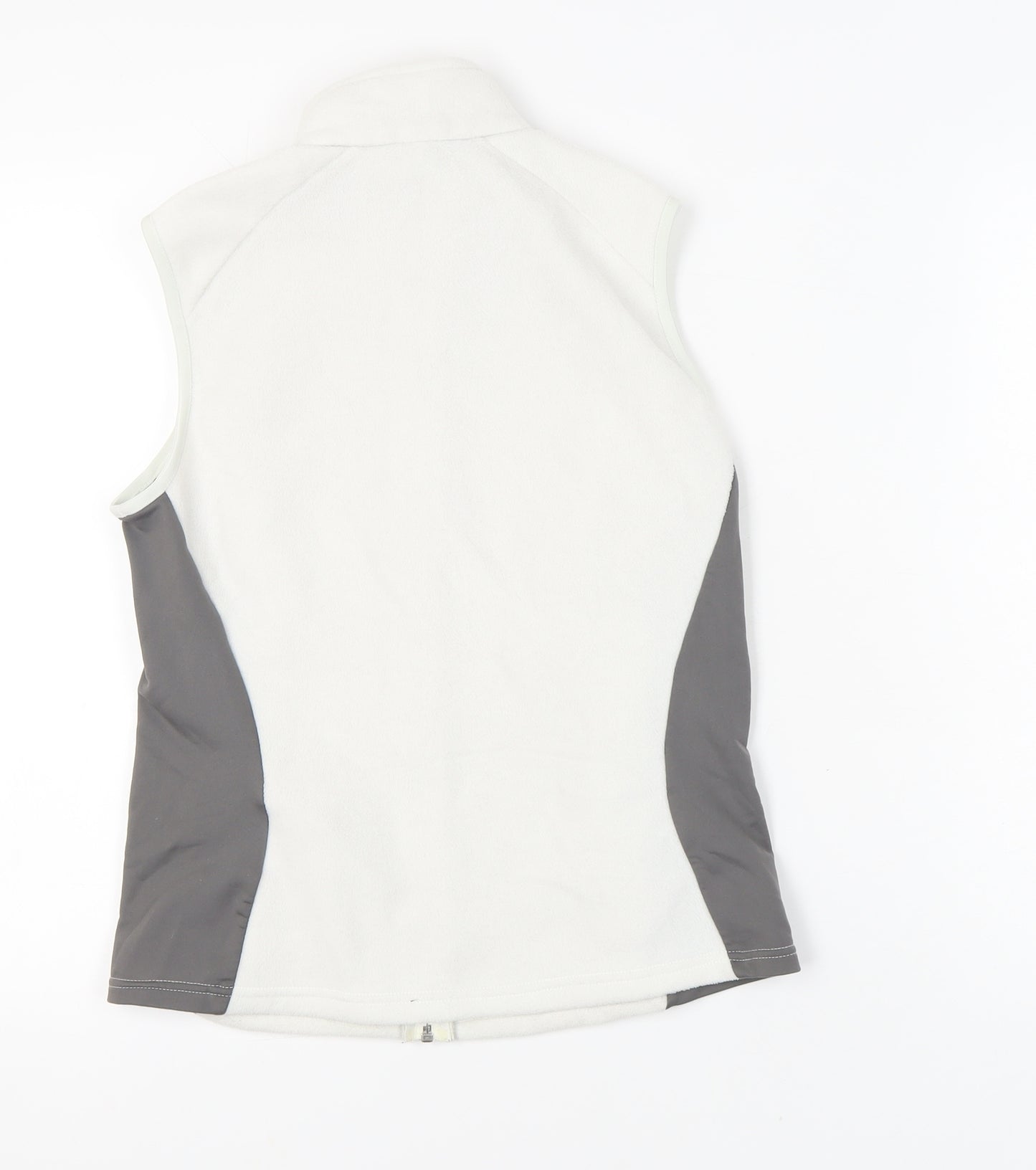 Quechua Womens White Fleece Waistcoat Bodywarmer Size 12