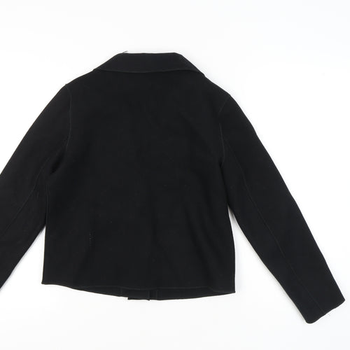 Lee Cooper Women’s Black Wool Polyester Blazer UK 8 Classic Style