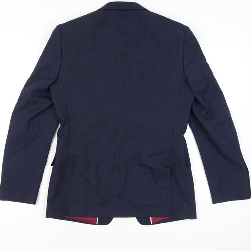 Marks and Spencer Men’s Blue 38R Wool Blend Blazer Jacket
