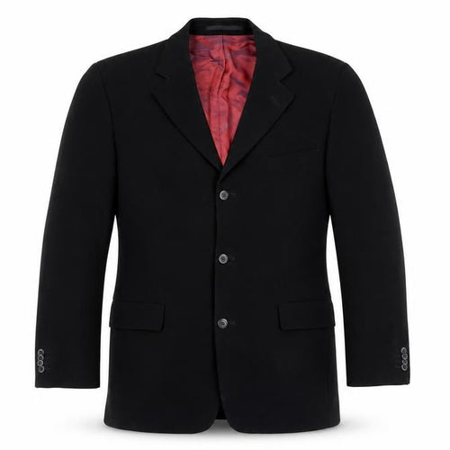 Gibson Directional Men's Black 40R Polyester Blazer Jacket Formal
