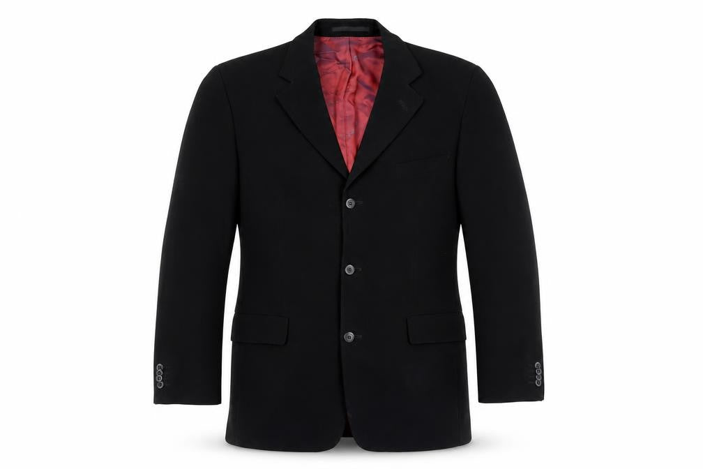 Gibson Directional Men's Black 40R Polyester Blazer Jacket Formal