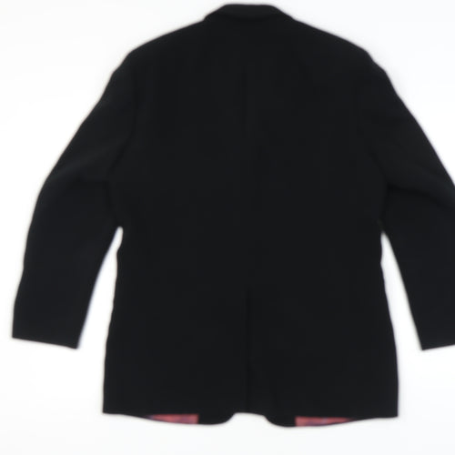 Gibson Directional Men's Black 40R Polyester Blazer Jacket Formal
