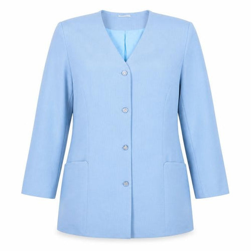 Toddy of Sweden Womens Blue Size 18 Suit Jacket Four-Button Formal
