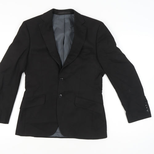 Marks and Spencer Men's Black 36R Blazer Jacket Formal Classic