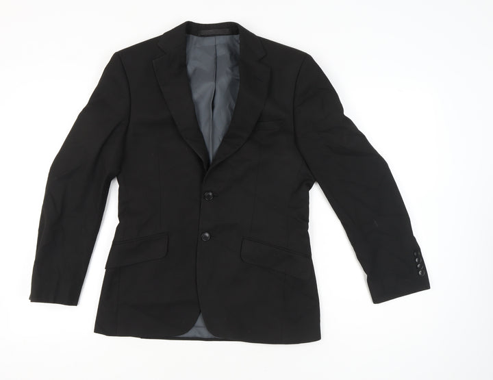 Marks and Spencer Men's Black 36R Blazer Jacket Formal Classic