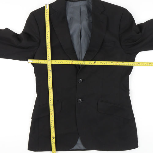 Marks and Spencer Men's Black 36R Blazer Jacket Formal Classic