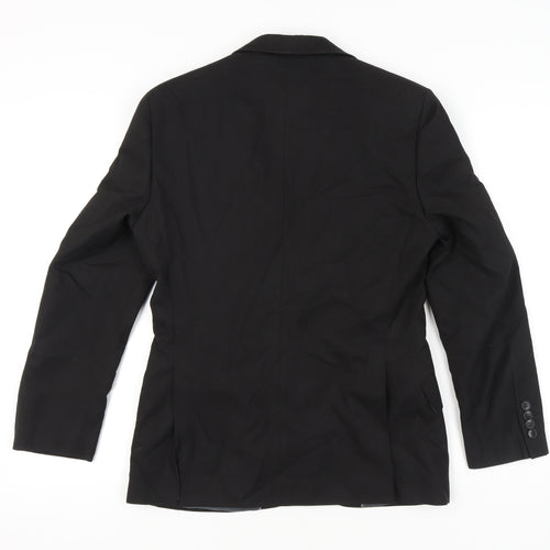 Marks and Spencer Men's Black 36R Blazer Jacket Formal Classic
