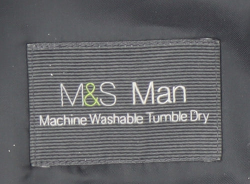 Marks and Spencer Men's Black 36R Blazer Jacket Formal Classic