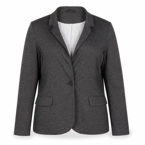 Oasis Women’s Grey Blazer Jacket L Regular Fit Business Casual