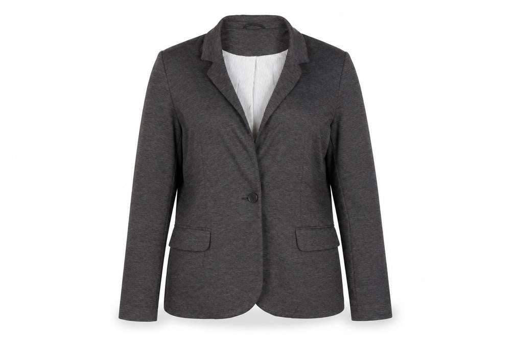 Oasis Women’s Grey Blazer Jacket L Regular Fit Business Casual