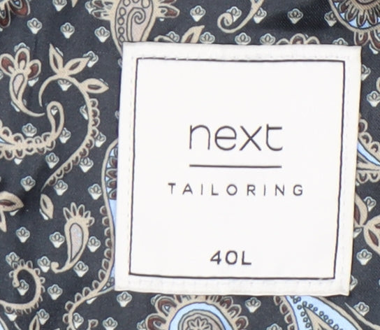 Next Men’s Black 40L Shawl Lapel Tuxedo Jacket Formal Blazer