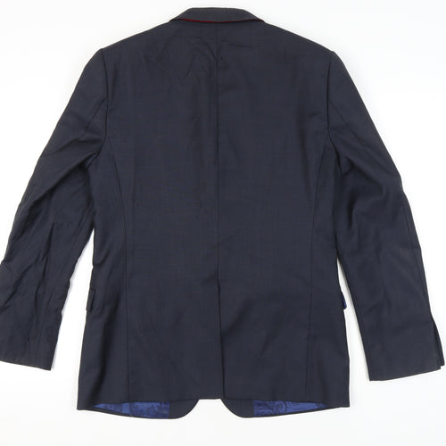 Ted Baker Endurance Men's Blue 40R Wool Suit Jacket Blazer