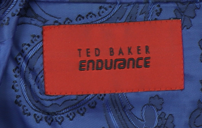 Ted Baker Endurance Men's Blue 40R Wool Suit Jacket Blazer