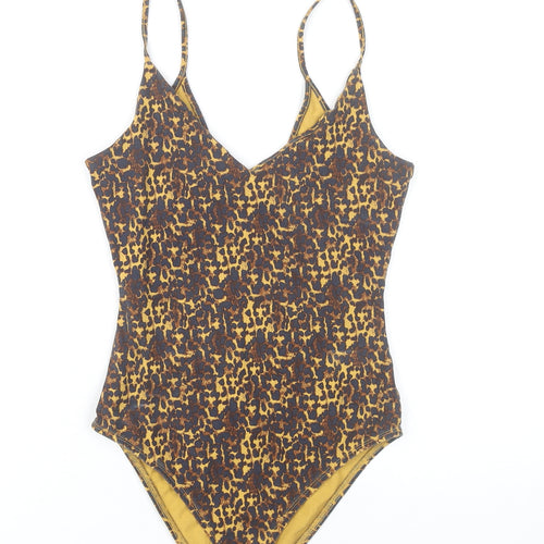 River Island Women’s Multicoloured Animal Print Bodysuit Size 10