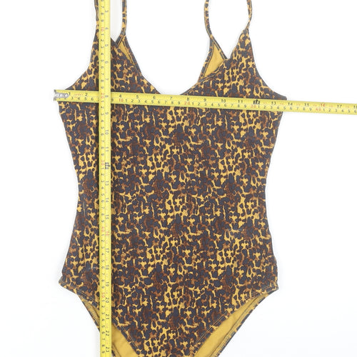 River Island Women’s Multicoloured Animal Print Bodysuit Size 10