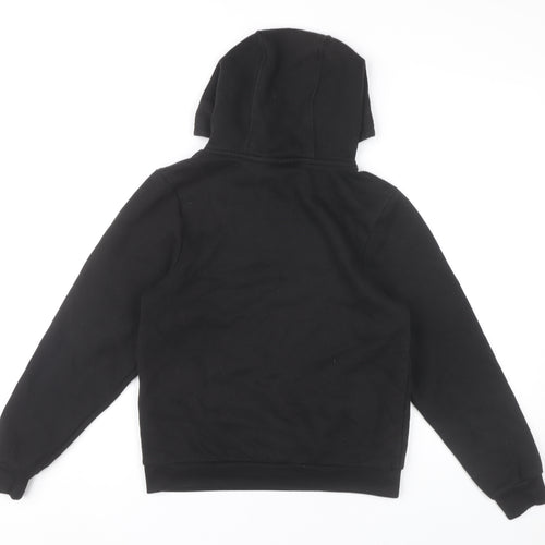 Slazenger Boys Black Pullover Hoodie 13 Years Sports Casual Fleece