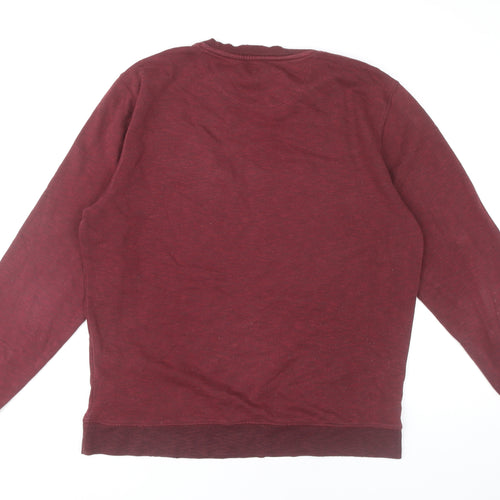 TRN 1961 Mens Red XL Crew Neck Pullover Sweatshirt Regular Fit