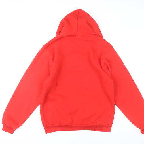 Twin Union Men’s Red Pullover Hoodie L University Graphic