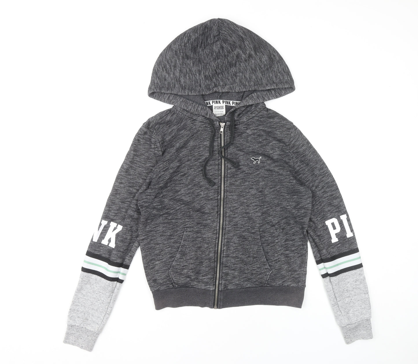 Victoria's Secret PINK Women’s Grey Full Zip Hoodie Size S