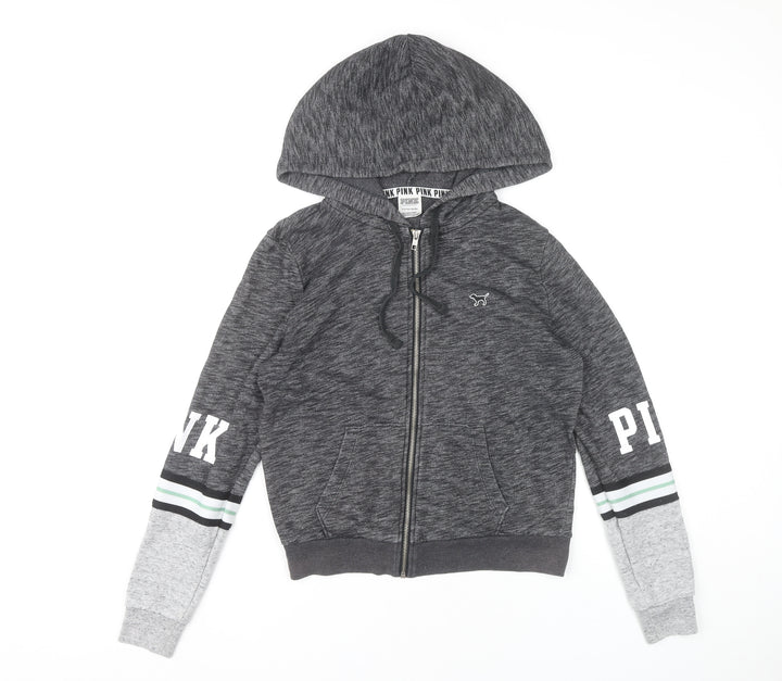 Victoria's Secret PINK Women’s Grey Full Zip Hoodie Size S