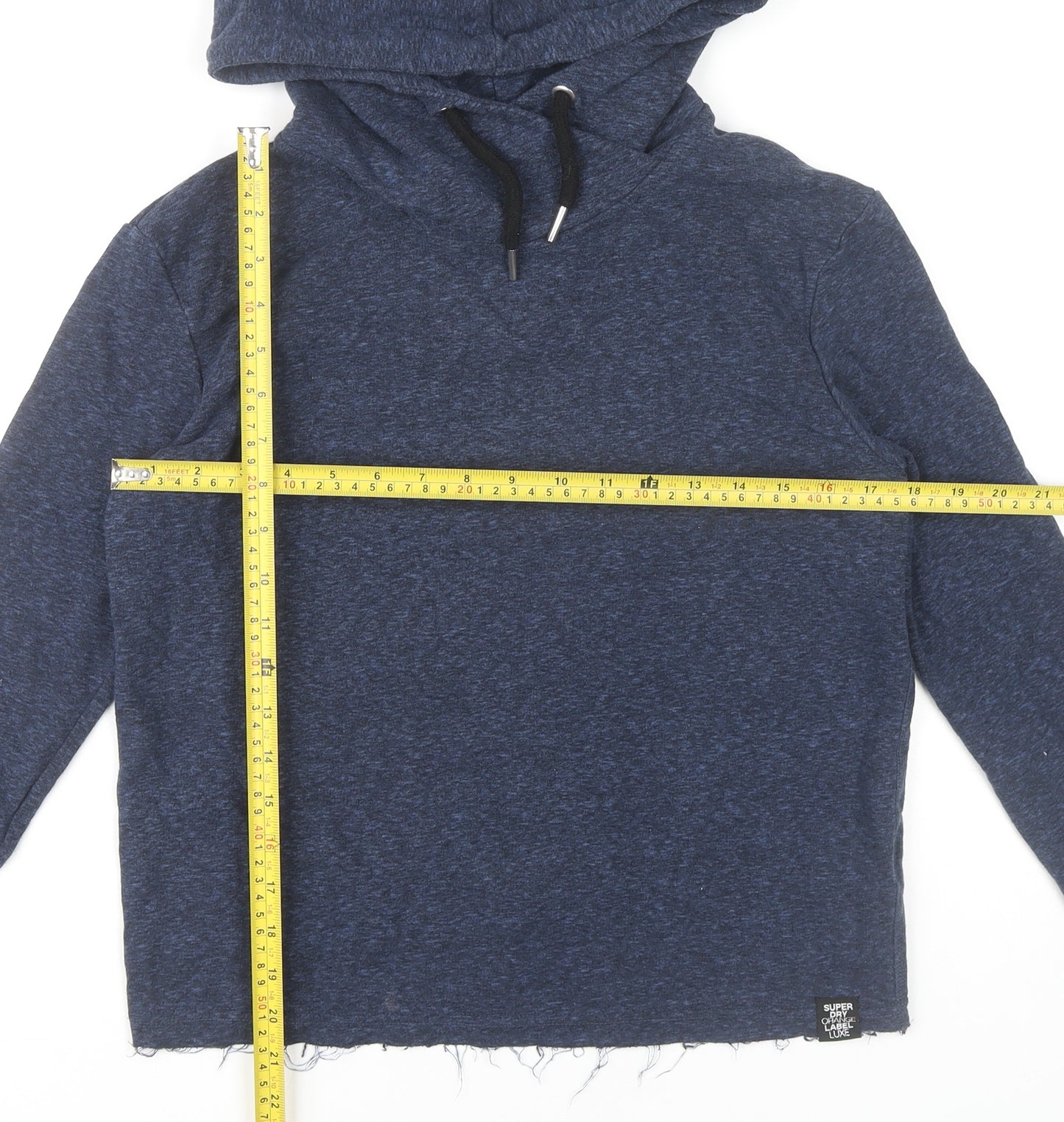 Superdry Women’s Blue XS Pullover Hoodie Lightweight Raglan