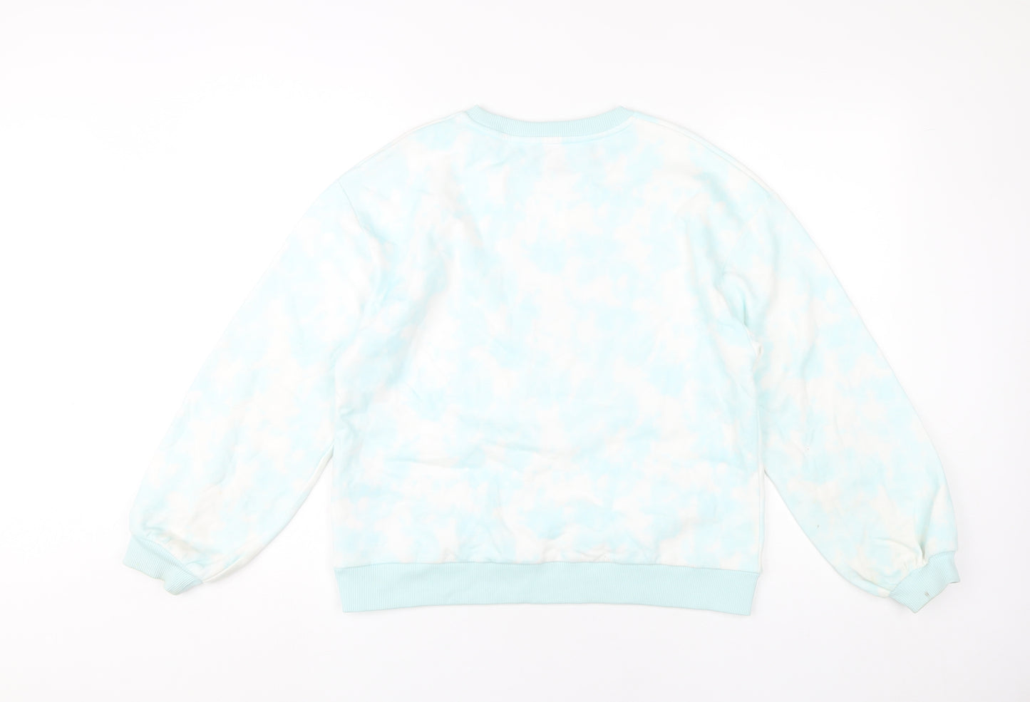 Disney Girls Blue Stitch Sweatshirt 11-12Y Pullover Long Sleeve Casual