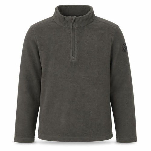 TOG24 Boys Green Fleece 1/4 Zip Sweatshirt Size 12 Years Hiking Outdoor
