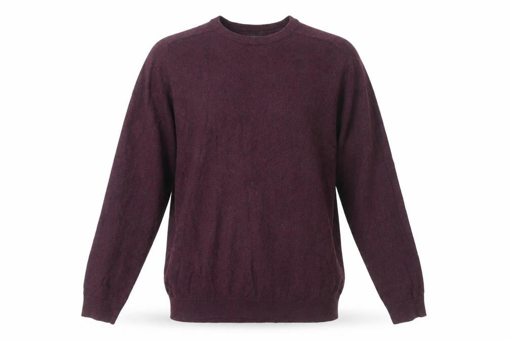 Next Men’s Purple Cotton Blend Jumper L Crew Neck Long Sleeve