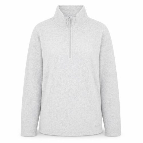 Peter Storm Womens Grey Fleece Sweatshirt Size 12 1/2 Zip Outdoor