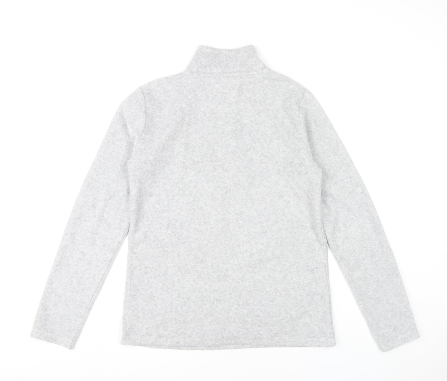 Peter Storm Womens Grey Fleece Sweatshirt Size 12 1/2 Zip Outdoor