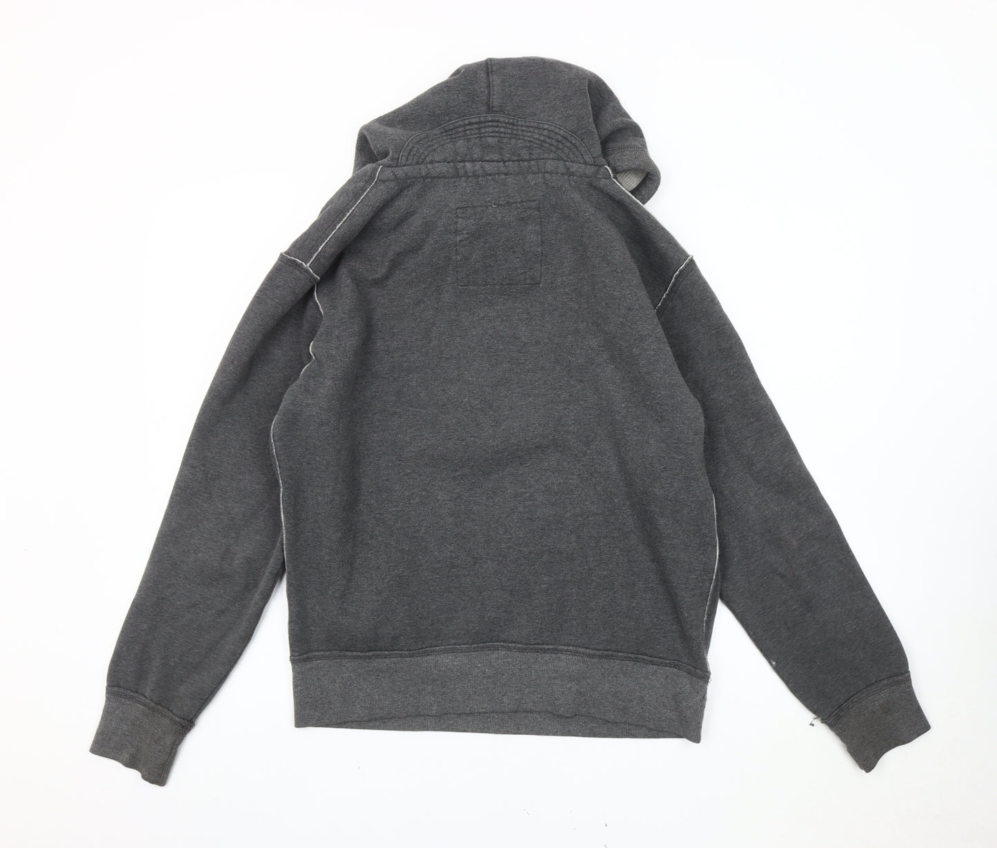 MGL Mens Grey Pullover Hoodie XL Embroidered Logo Casual Sweatshirt