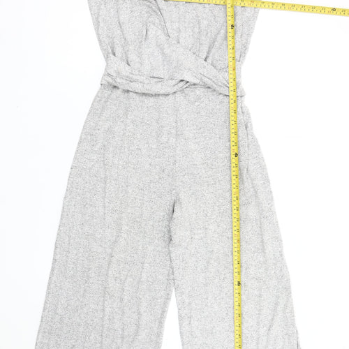 Banana Republic Women’s Grey Sleeveless Knit Jumpsuit Size S