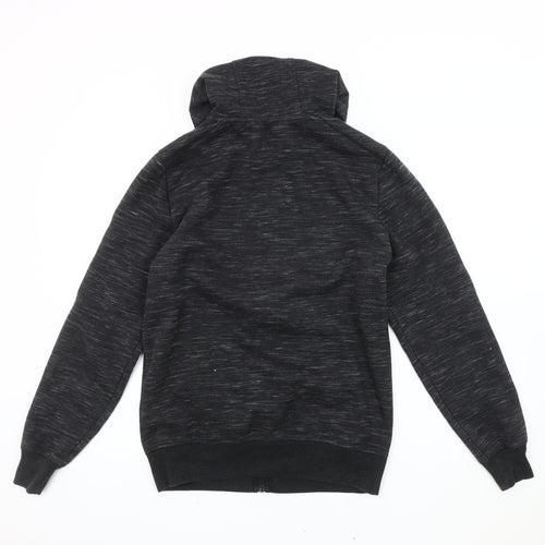 Admiral Mens Black Full Zip Hoodie Size S Regular Fit Gym Training