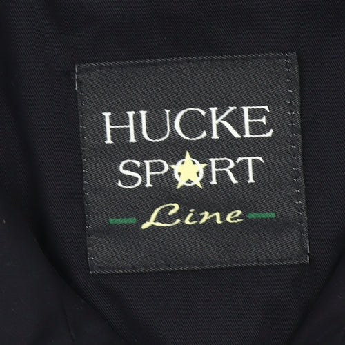Hucke Sport Line Women’s Blue Cotton Mid-Length Jacket Size 12