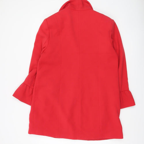 Bonmarché Women’s Red Mid-Length Coat Size 12 Overcoat