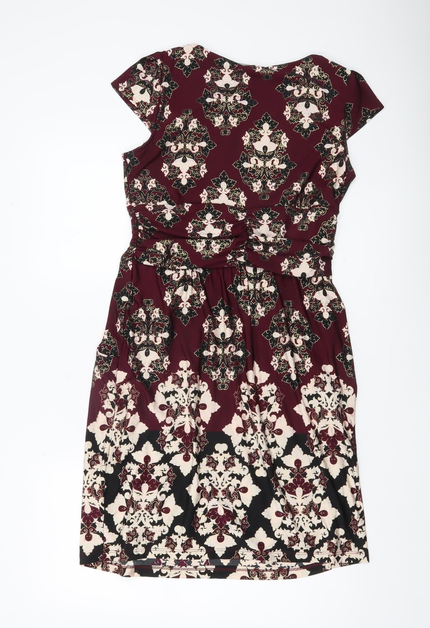 Wallis Women’s Multicoloured Size 12 Sheath Knee Length Dress