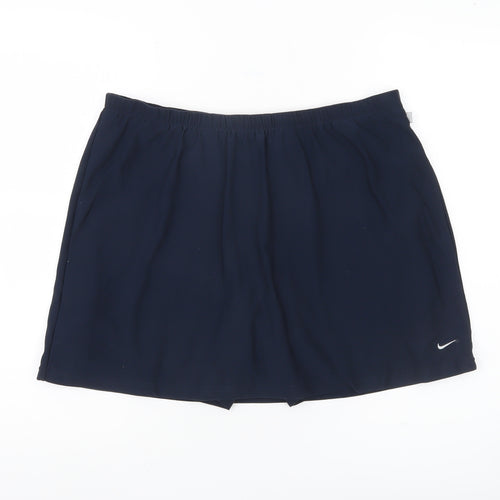 Nike Women's Blue XL Athletic Skort Tennis Running Dri-Fit Sportswear
